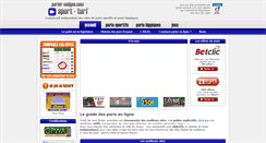 Desktop Screenshot of parier-enligne.com